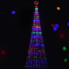 Christmas By Sas 5m Tree Shaped LED Multicoloured Solar Lights & Metal Frame -Generic Christmas Store 252633
