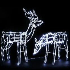 GENERIC Jingle Jollys Christmas LED Motif Lights Rope Reindeer Waterproof Solar Powered