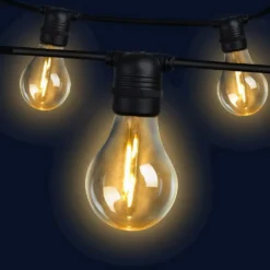 41m LED Festoon String Lights Outdoor Christmas Decorations Wedding Garden Party -Generic Christmas Store light b a19 40 ww 15435 00