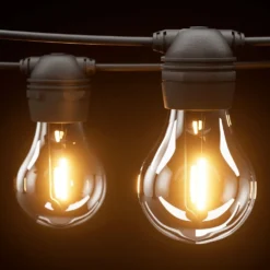 17m Solar Festoon Lights Outdoor LED String Light Christmas Decorations 2pcs -Generic Christmas Store light b solar a19 15 wwx2 139223 02