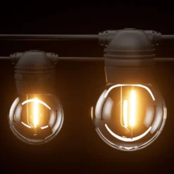 17m Solar Festoon Lights Outdoor LED String Light Christmas Wedding Decor 2 Pack 7 17m Solar Festoon Lights Outdoor LED String Light Christmas Wedding Decor 2 Pack -Generic Christmas Store light b solar g45 15 wwx2 139227 02