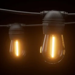 17m Solar Festoon Lights Outdoor LED String Light Christmas Party Decor 2pcs -Generic Christmas Store light b solar s14 15 wwx2 139222 02