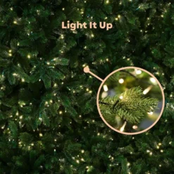 Festiss 2.4m Christmas Trees With Warm LED FS-TREE-05 -Generic Christmas Store v227 3310642010741 3310642010740 2 01