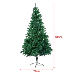 Christabelle Christmas Tree Decor 1.2m Xmas Decorations - 300 Tips Green -Generic Christmas Store v240 cmt jfa 120 73449 02