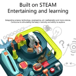 Dinosaur Track Car Adventure Toy Pull Back Christmas Gift Elevator Educational Toys -Generic Christmas Store v255 t101ed 52715 02