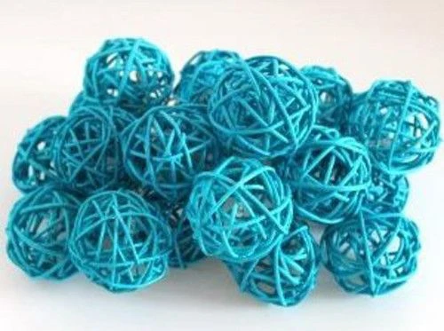 1 Set Of 20 LED Turquoise 5cm Rattan Cane Ball Battery Powered String Lights Christmas Gift Home Wedding Party Bedroom Decoration Table Centrepiece 3 1 Set Of 20 LED Turquoise 5cm Rattan Cane Ball Battery Powered String Lights Christmas Gift Home Wedding Party Bedroom Decoration Table Centrepiece