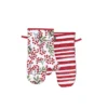 Ladelle Berry Berry Christmas Set Of 2 Oven Mitts 18 X 33 Cm -Generic Christmas Store v442 lde ovenm berryberrysetof2 red sh 77662 00
