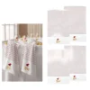 Ladelle Mr & Mrs Christmas Hat Set Of 4 Cotton Kitchen Towels 45 X 70 Cm