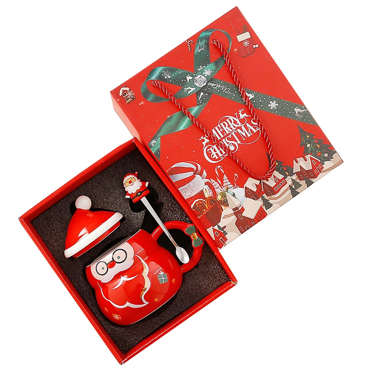 Christmas Cup Gift Box Ceramic Mug Set Mug Gift Set Christmas Coffee Cup(Santa Claus) 3 Christmas Cup Gift Box Ceramic Mug Set Mug Gift Set Christmas Coffee Cup(Santa Claus)