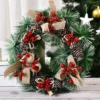 Christmas Wreath Door Garland Decoration Front Door Hanging Flowers Tree Decor(H1-3)