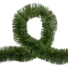 5x 2.5m Christmas Tinsel Xmas Garland Sparkly Snowflake Party Natural Home Décor, Pine Green