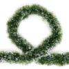 5x 2.5m Christmas Tinsel Xmas Garland Sparkly Snowflake Party Natural Home Décor, Snow Tips In Green -Generic Christmas Store v474 206333 102919 00
