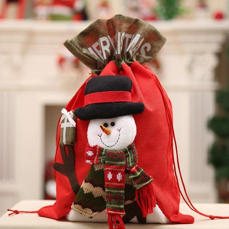 New Christmas Large Jumbo Felt Santa Sack Children Xmas Gifts Candy Stocking Bag, Snowman (56x35cm) 3 New Christmas Large Jumbo Felt Santa Sack Children Xmas Gifts Candy Stocking Bag, Snowman (56x35cm)