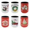 6x Christmas Stubby Stubbie Holders Beer Bottle Drink Can Cooler Santa Reindeer, C -Generic Christmas Store v474 626014 100599 00