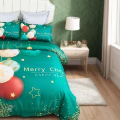 Christmas New Year Quilt Cover Set - King Size -Generic Christmas Store v493 sm k 13 150800 02