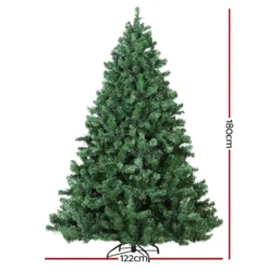 GENERIC Jingle Jollys Christmas Tree 1.8M Xmas Tree Decorations 1980 LEDs 8 Light Mode -Generic Christmas Store xm tr full 6ft led 18622 01
