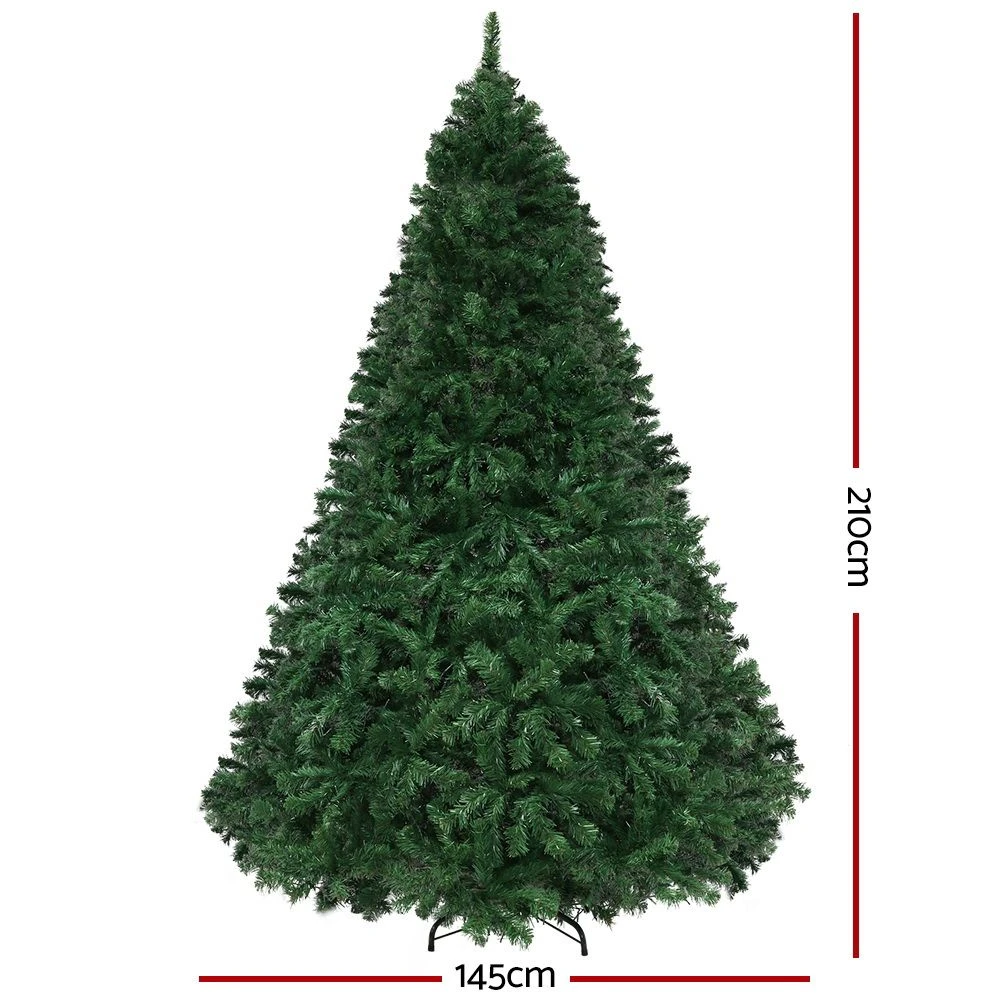 Jingle Jollys Christmas Tree 2.1m Xmas Tree Decor 2800 LED Lights 8 Modes 4 Jingle Jollys Christmas Tree 2.1m Xmas Tree Decor 2800 LED Lights 8 Modes - Image 2