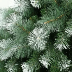 Jingle Jollys 2.7M Christmas Tree With Pine Needle Snowy Xmas Tree 1765 Tips -Generic Christmas Store xm tr full 9f pine snow 83851 02
