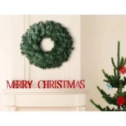 GENERIC Jingle Jollys 60cm Christmas Wreath - Green -Generic Christmas Store xm tr gar 24 gr 02