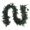 Jingle Jollys 2.4m Christmas Garland With LED Lights Decorations Xmas Party -Generic Christmas Store xm tr gar 8ft berry led 86880 00