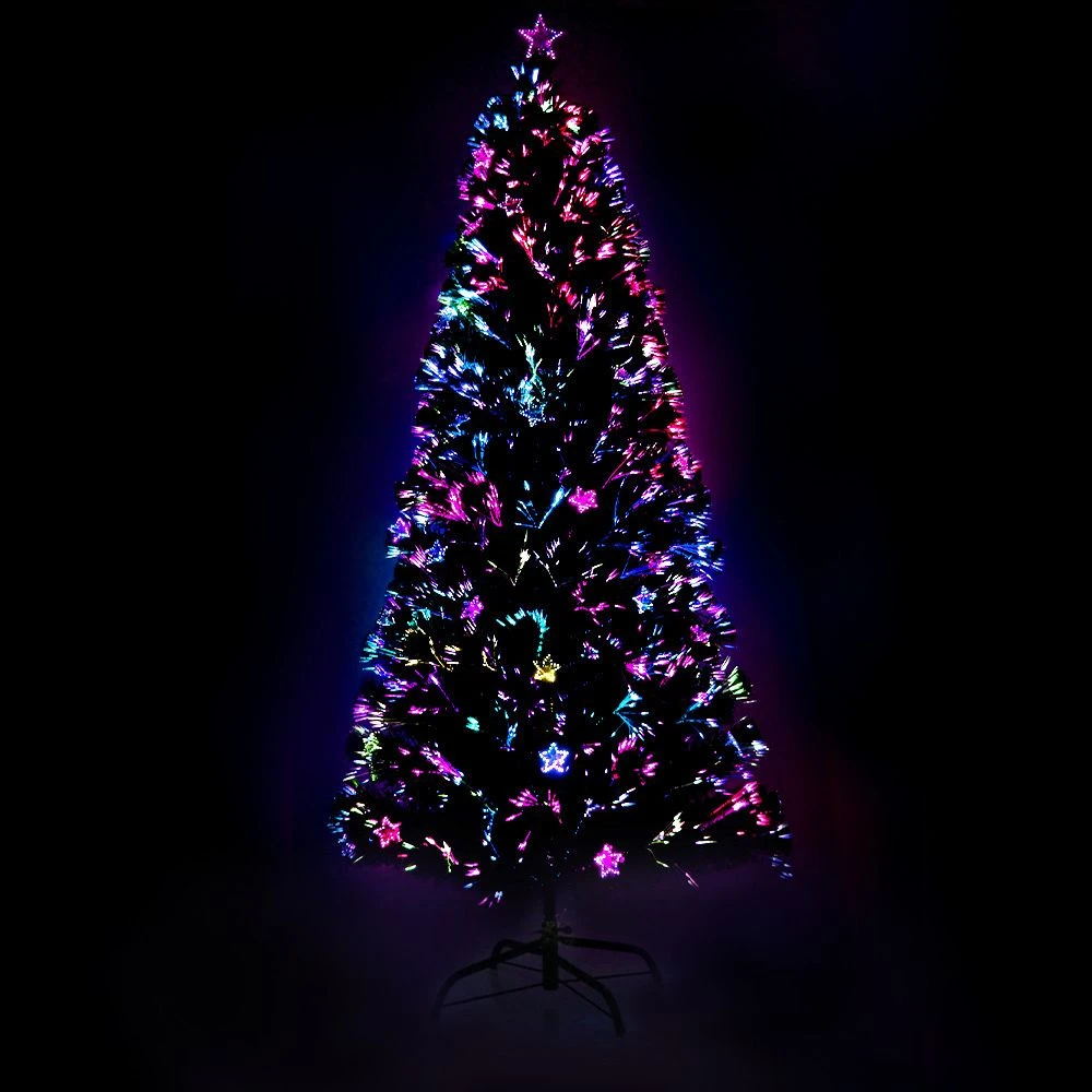 GENERIC Jingle Jollys 2.1m Christmas Tree Optic Fibre LED Xmas Tree Multi Colour 3 GENERIC Jingle Jollys 2.1m Christmas Tree Optic Fibre LED Xmas Tree Multi Colour