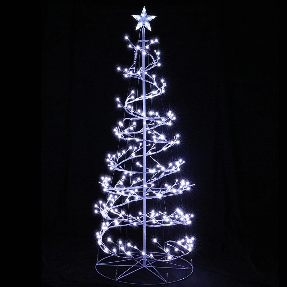 Jingle Jollys Christmas Tree 1.8M 6FT LED Xmas Decoration Cold White Lights 3 Jingle Jollys Christmas Tree 1.8M 6FT LED Xmas Decoration Cold White Lights