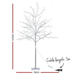 GENERIC Jingle Jollys Christmas Tree 1.5M 304 LED Lights Xmas Tree Decor Warm White 6 GENERIC Jingle Jollys Christmas Tree 1.5M 304 LED Lights Xmas Tree Decor Warm White -Generic Christmas Store xm tr twig 150 ww 01