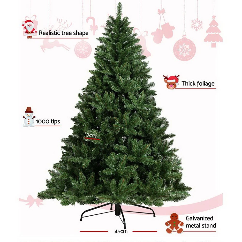 GENERIC Jingle Jollys 7FT Christmas Tree - Green 5 GENERIC Jingle Jollys 7FT Christmas Tree - Green - Image 3