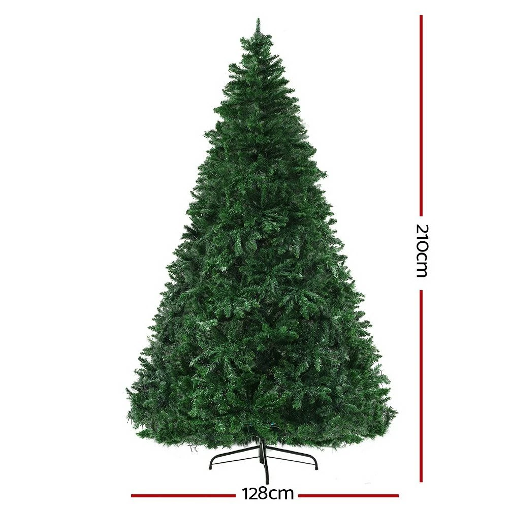 Jingle Jollys Christmas Tree 2.1m Xmas Tree Decoration 8 Light Mode Multi Colour 4 Jingle Jollys Christmas Tree 2.1m Xmas Tree Decoration 8 Light Mode Multi Colour - Image 2