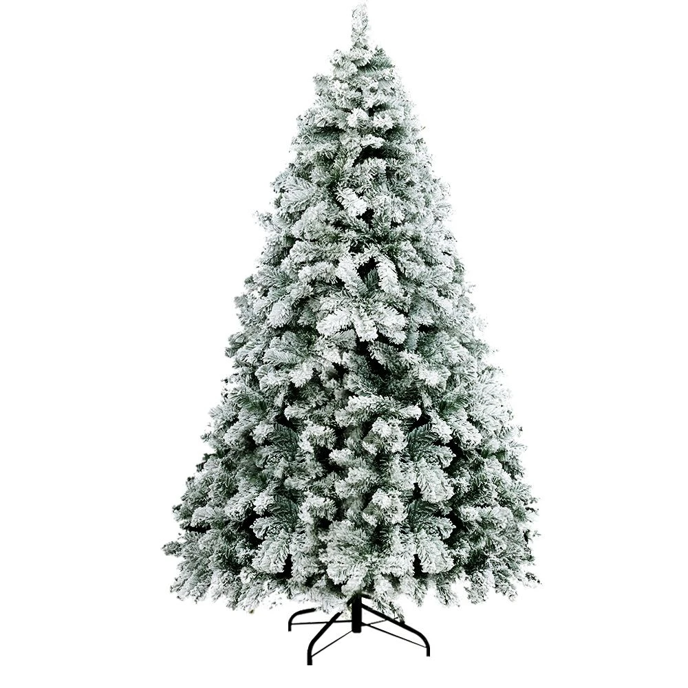 Jingle Jollys Christmas Tree 2.4m Snow Flocked Xmas Tree Decorations 1291 Tips 3 Jingle Jollys Christmas Tree 2.4m Snow Flocked Xmas Tree Decorations 1291 Tips