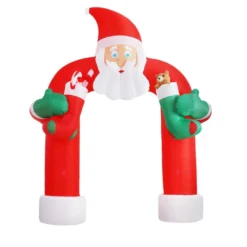 Jingle Jollys Christmas Inflatable Santa Archway 2.3M Outdoor Decorations Lights -Generic Christmas Store xmas inf sandoor 10ft 02