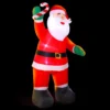 Jingle Jollys Christmas Inflatable Santa 3M Illuminated Decorations 1 Jingle Jollys Christmas Inflatable Santa 3M Illuminated Decorations -Generic Christmas Store xmas inf smilsan 10ft 00