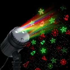 GENERIC Jingle Jollys Christmas Lights Laser Light Projector Outdoor Decorations