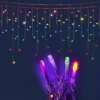 Jingle Jollys 12.5M Solar Christmas Lights Icicle String Light Multi Colour -Generic Christmas Store xmas led 500 ic mc sla 00