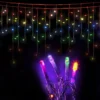 Jingle Jollys 20M Christmas Lights Icicle Light 800 LED Multi-coloured -Generic Christmas Store xmas led 800 ic mc 00