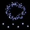 Jingle Jollys Christmas Lights 100 LED 10M String Light Snow Decorations