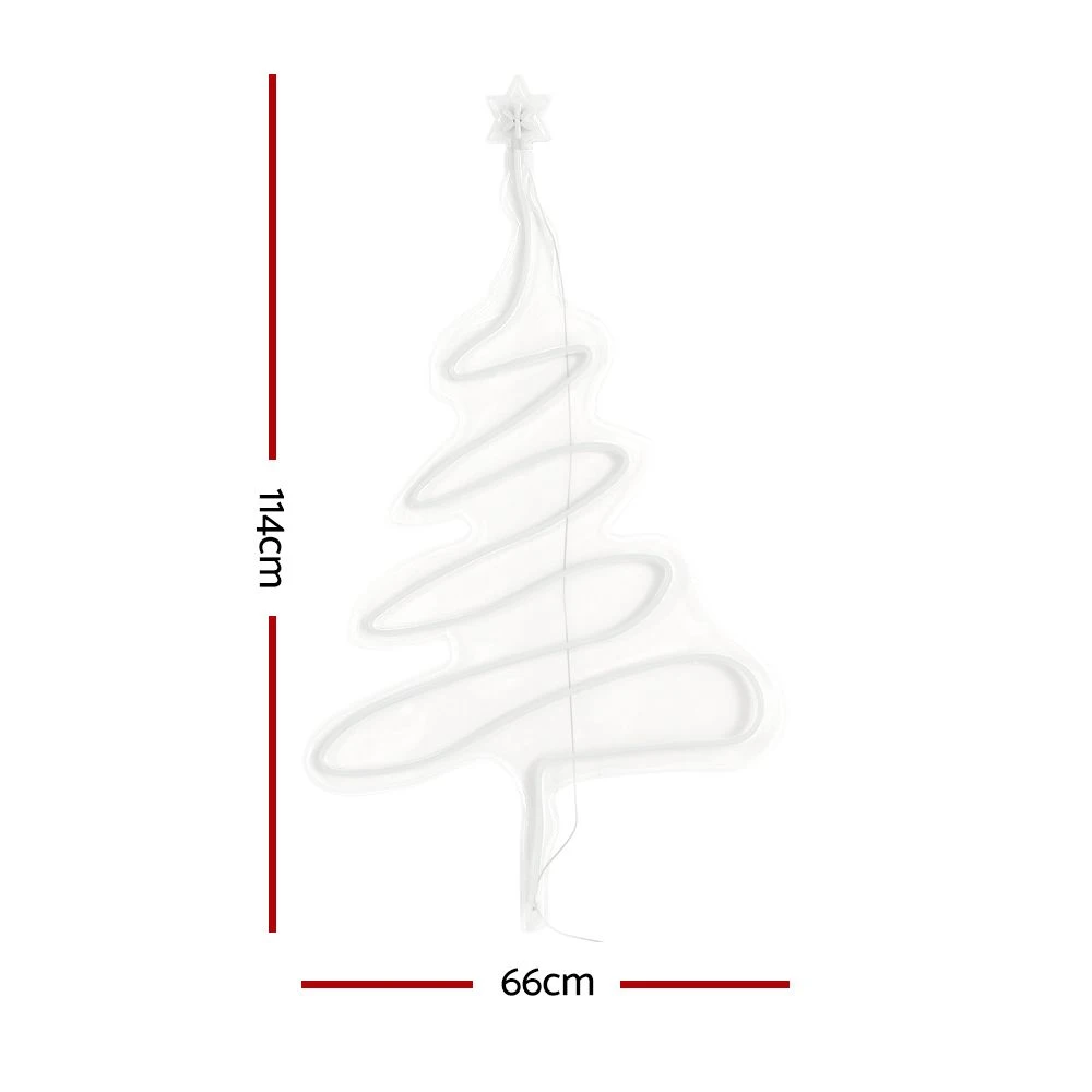 Jingle Jollys Christmas Lights 114cm Fairy Light Green Tree Decorations 4 Jingle Jollys Christmas Lights 114cm Fairy Light Green Tree Decorations - Image 2
