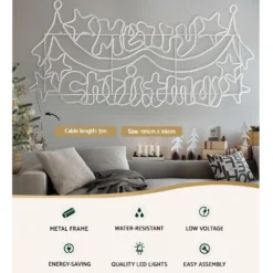 Jingle Jollys Christmas Lights 191cm 612 LEDs Fairy Light Outdoor Decorations -Generic Christmas Store xmas mot d merychris mc02 02