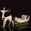 Jingle Jollys Christmas Lights Reindeer Sleigh215 LED Decorations -Generic Christmas Store xmas mot deer sled wm 00